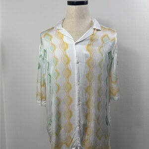 Zara x The Standard Hotel Casual Button Down Shirt | Men’s Large